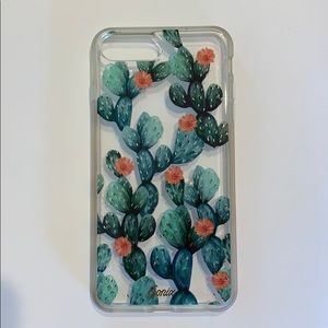 iPhone 7/8 plus clear cactus Sonia phone case.